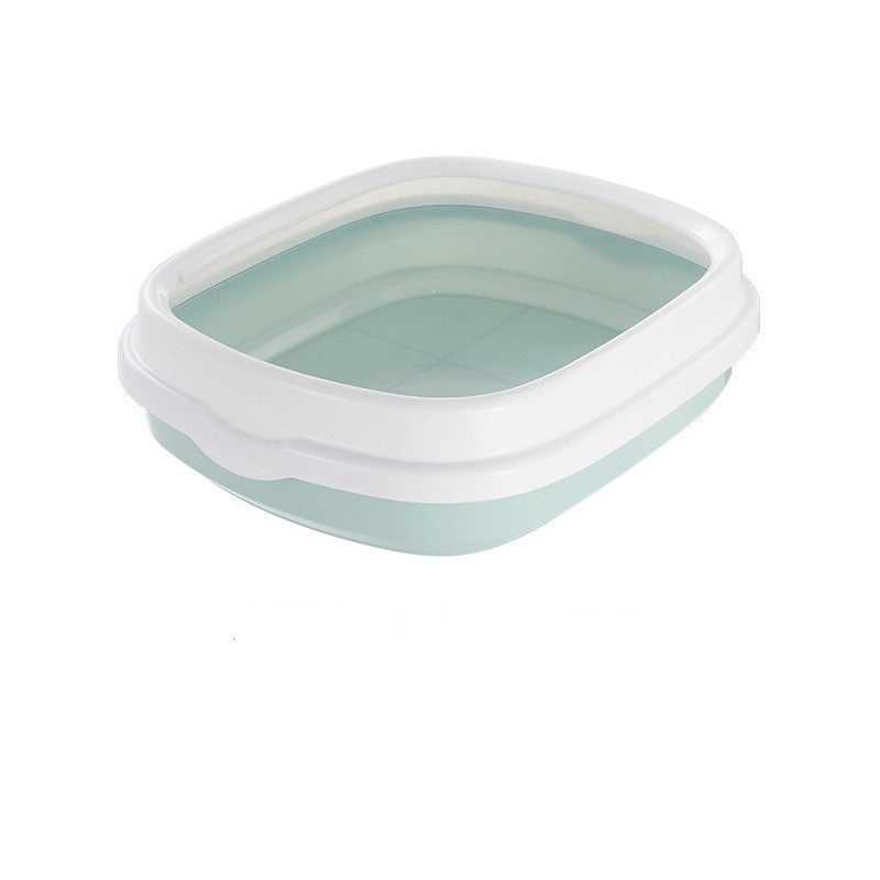 Splash-Free Detachable Cat Litter Box