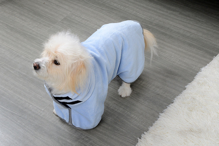 QuickDry™ Pet Bathrobe Microfiber Towel