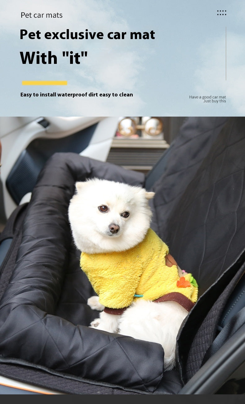 Rear Car Pet Mat - Comfortable Traveling Solution for Your Furry Friend!