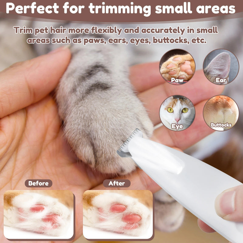 Purrfect Paw Trimmer with LED Light