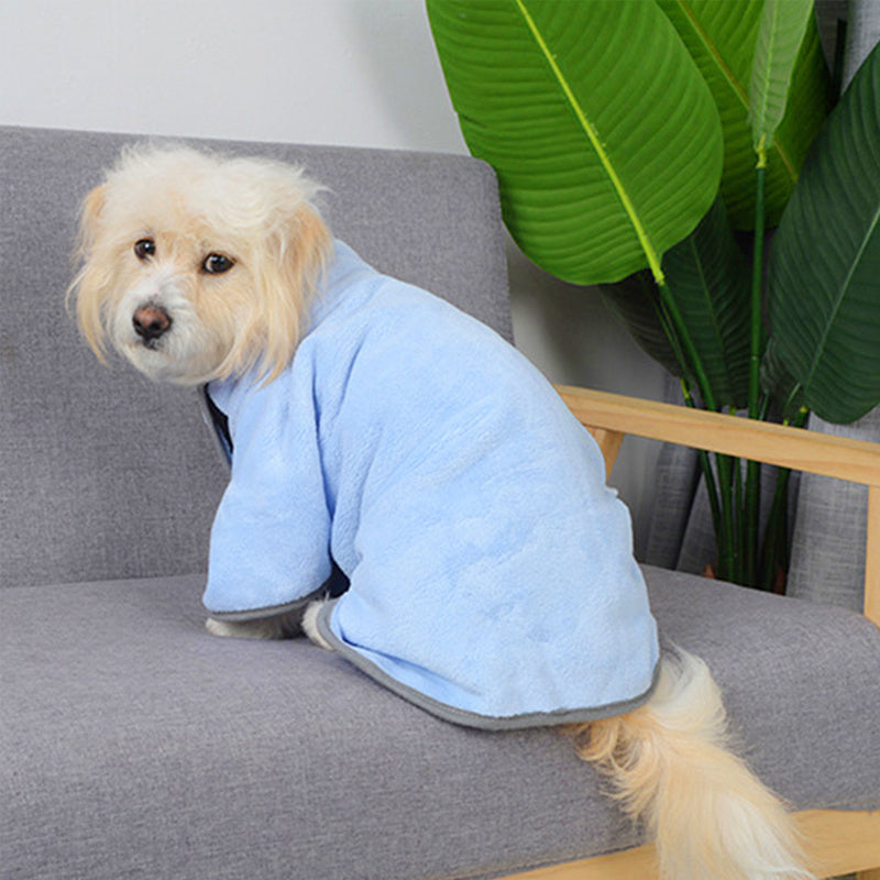 QuickDry™ Pet Bathrobe Microfiber Towel