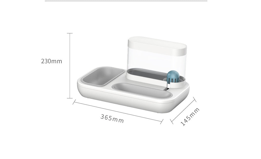 Pawsome Pet Feeder Bowls - Automatic Drinking Fountain with 1.5L