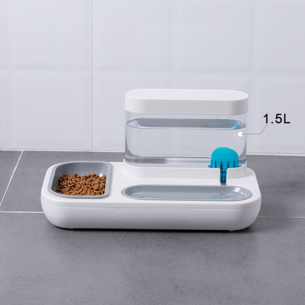 Pawsome Pet Feeder Bowls - Automatic Drinking Fountain with 1.5L