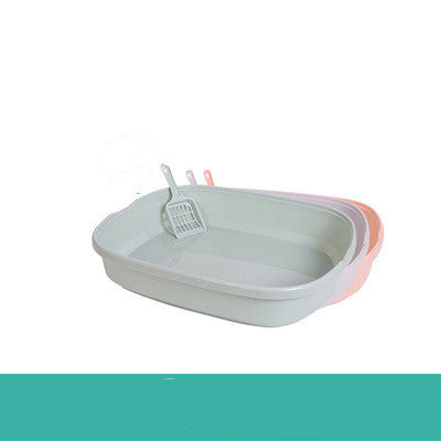 Splash-Free Detachable Cat Litter Box