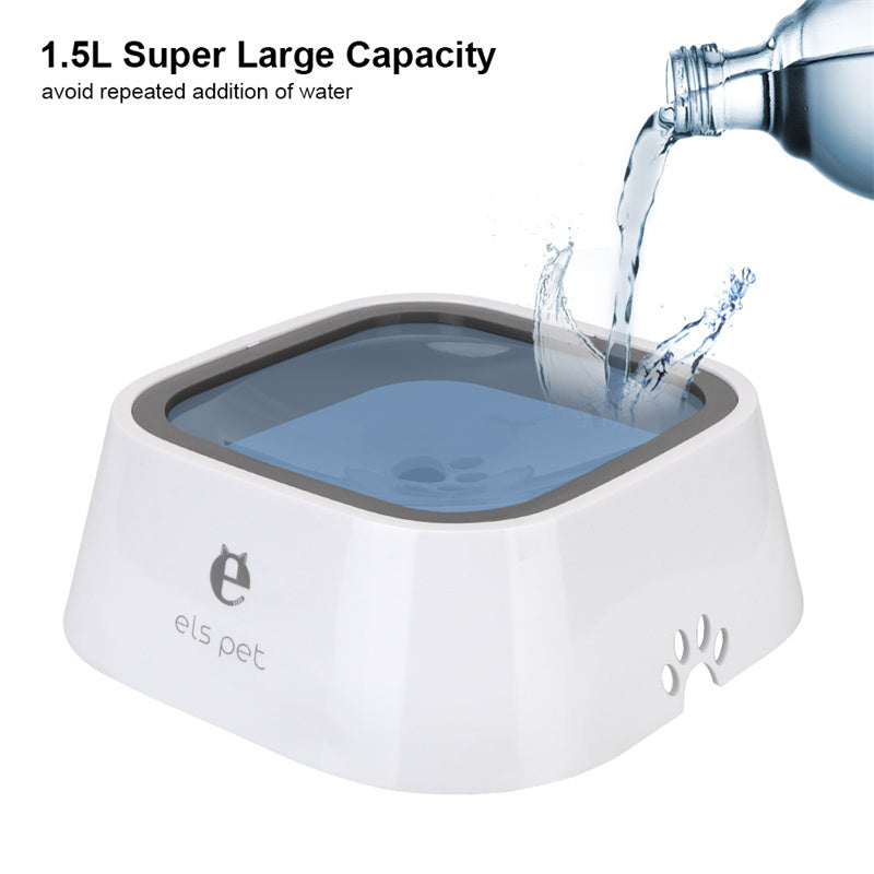 AquaSaver™ Floating Water Bowl - No More Spills, Just Happy Sips!