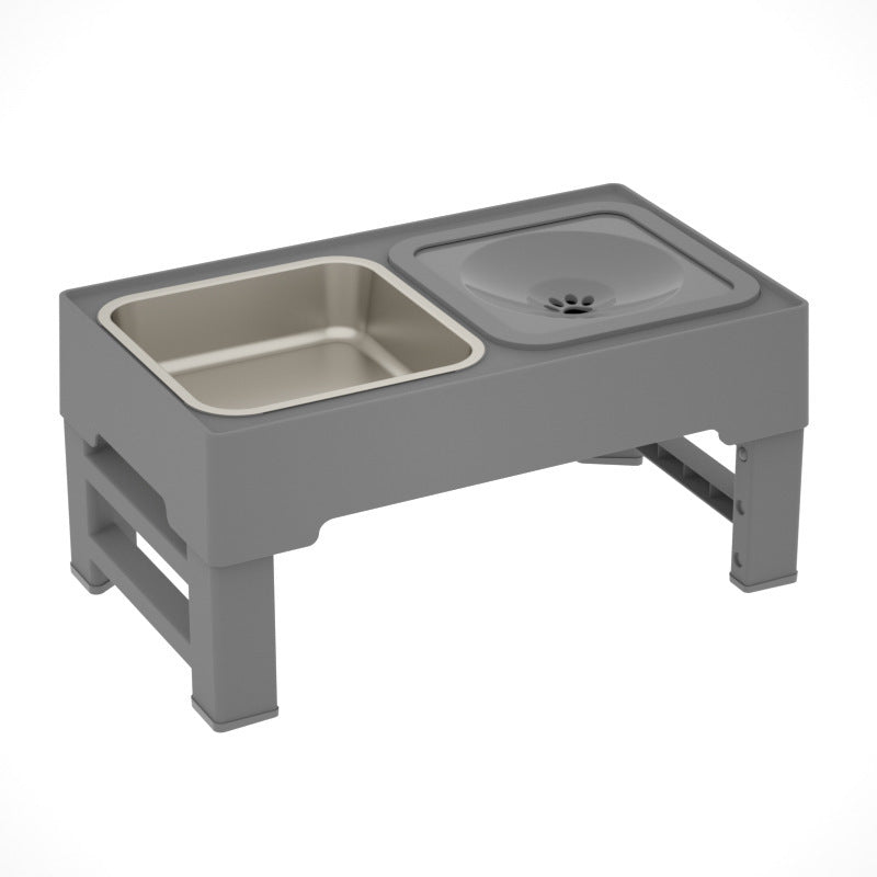 High-Rise Chowtime™ - Adjustable Stainless Steel Dog Feeding Station