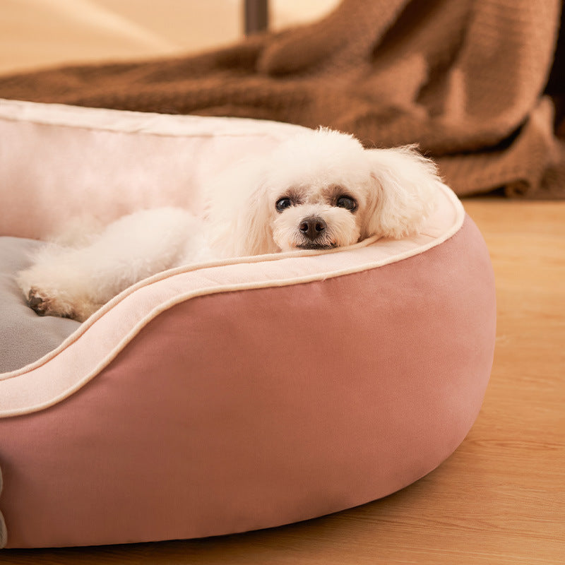 CozyHaven™ Pet Bed - Winter Warmth and Comfort