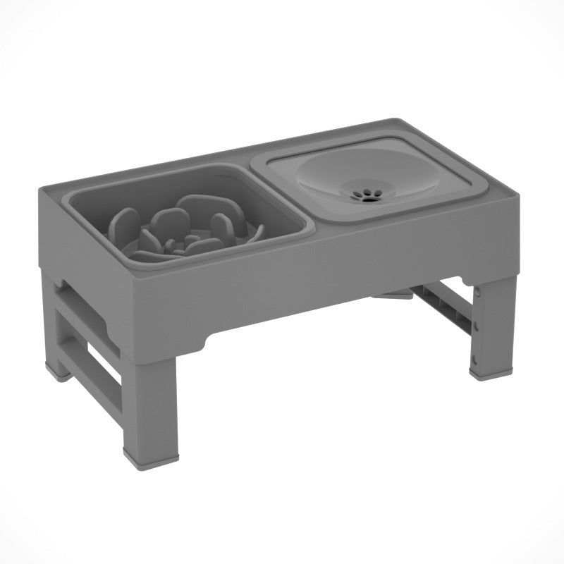 High-Rise Chowtime™ - Adjustable Stainless Steel Dog Feeding Station