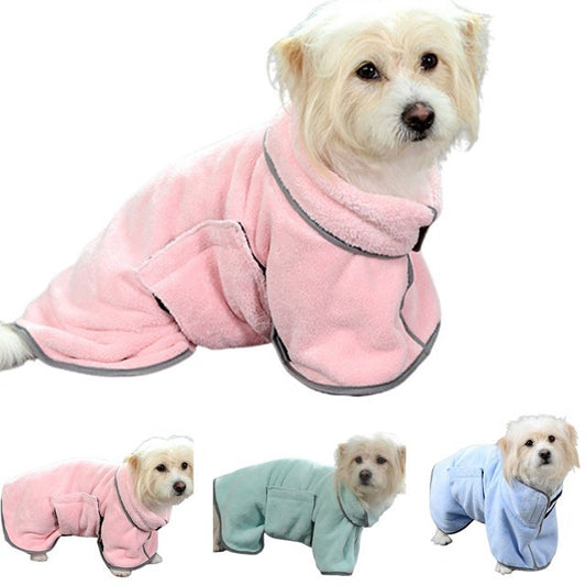 QuickDry™ Pet Bathrobe Microfiber Towel