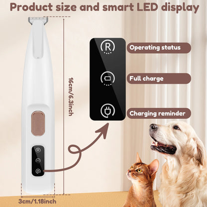 Purrfect Paw Trimmer with LED Light