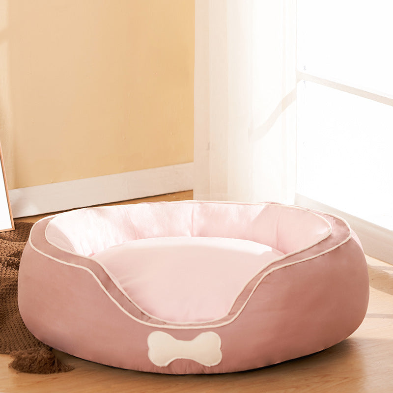 CozyHaven™ Pet Bed - Winter Warmth and Comfort