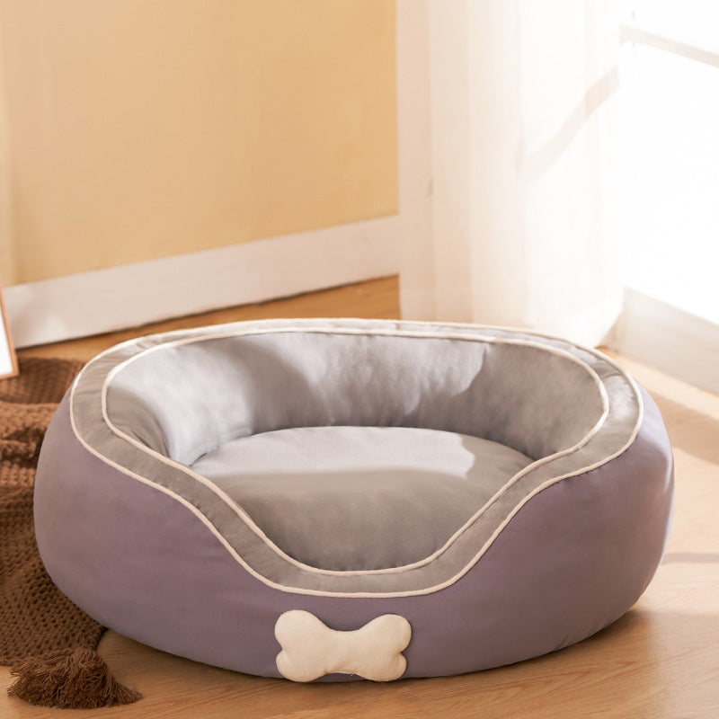 CozyHaven™ Pet Bed - Winter Warmth and Comfort