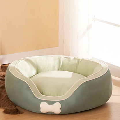 CozyHaven™ Pet Bed - Winter Warmth and Comfort