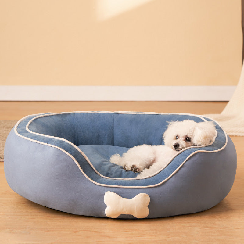 CozyHaven™ Pet Bed - Winter Warmth and Comfort