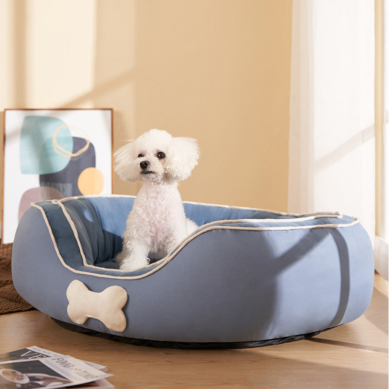 CozyHaven™ Pet Bed - Winter Warmth and Comfort