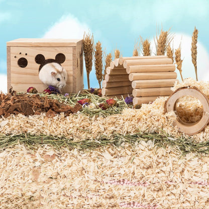 PoplarPaws™ Hamster Bedding - Premium Deodorant Wood Shavings