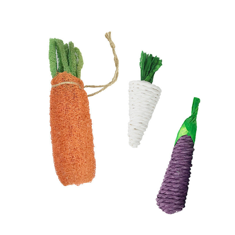 Crunchy Carrot Hamster Toy