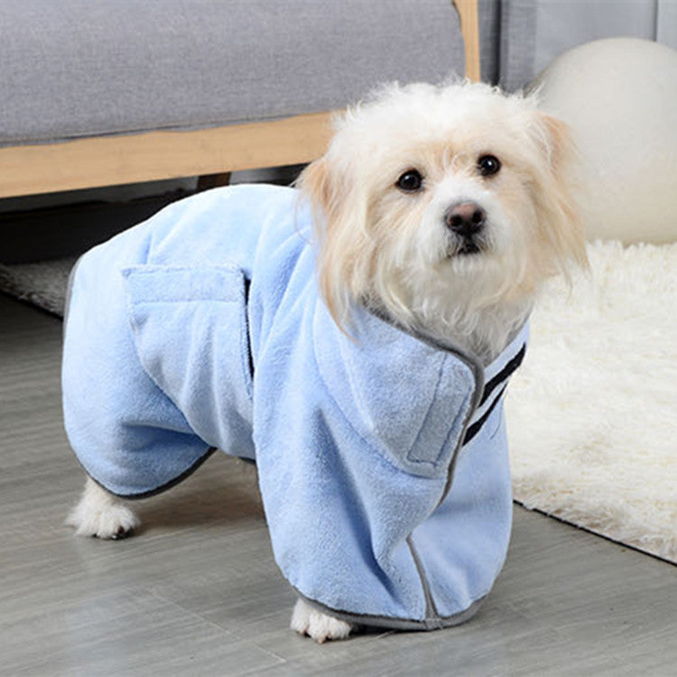 QuickDry™ Pet Bathrobe Microfiber Towel