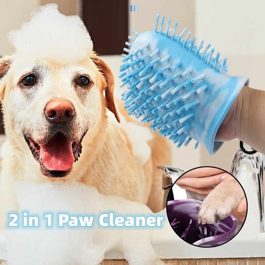 Paws 'n' Clean™ 2-in-1 Dog Paw Cleaner and Brush