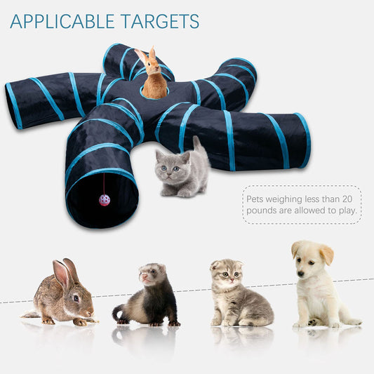 PetPaws™ Tree Pattern Tunnel Toy